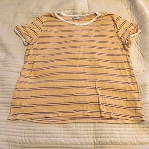 Yellow striped tee